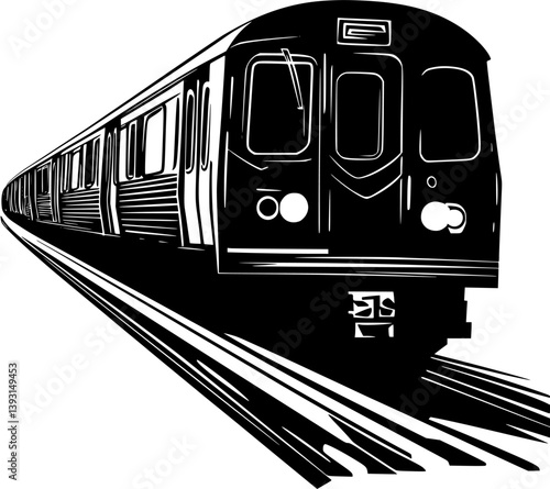 Metro train, Train vector design, Metro train, Train vector image