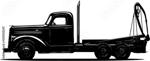 Tow truck, Truck vector design, Tow truck, Truck vector image