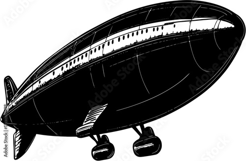 Zeppelin vector design, Zeppelin vector illustration