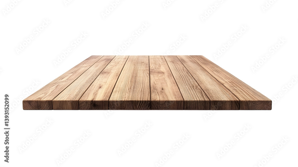Wooden table on a white background Wooden table on a white background