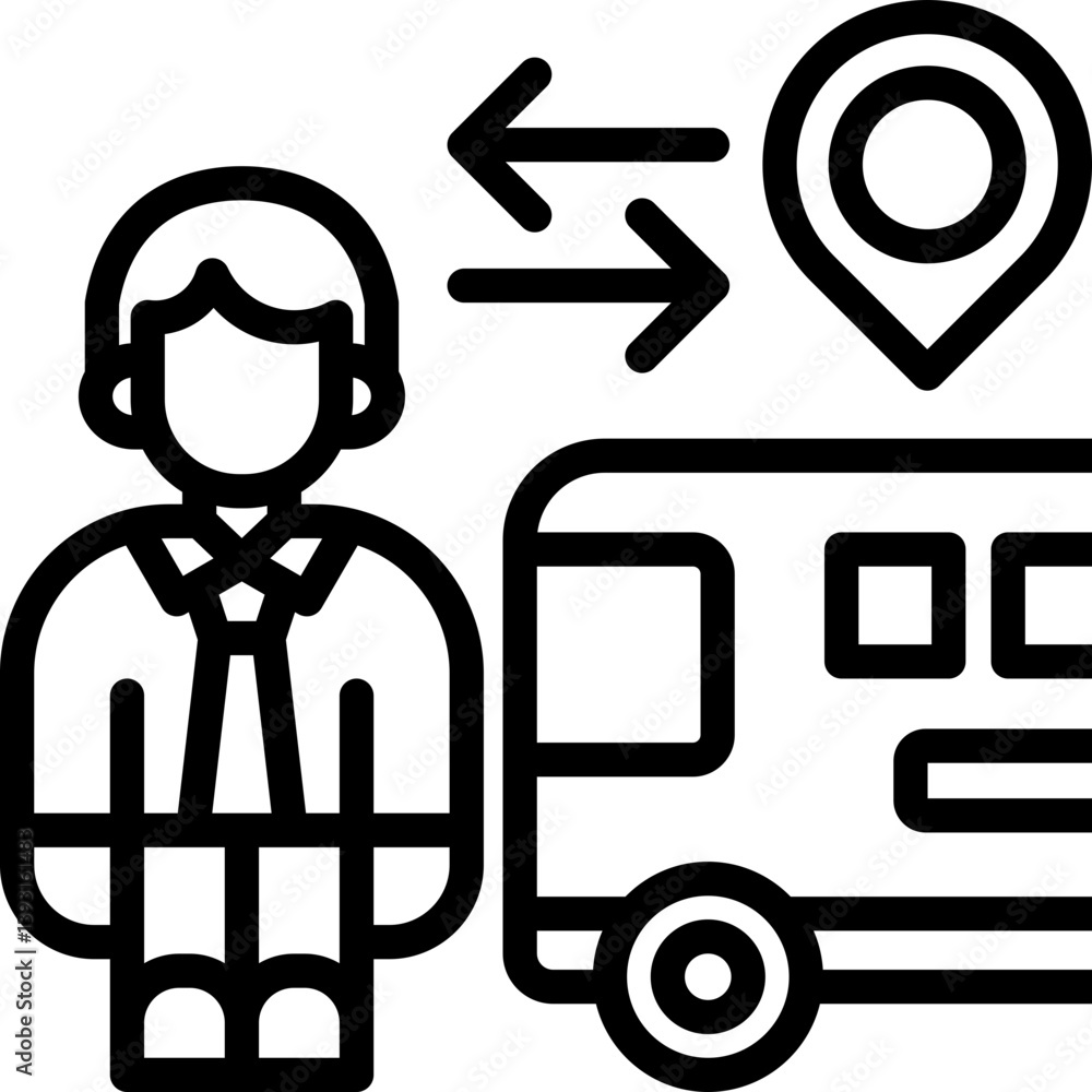 Shuttle Service icon Shuttle Service icon