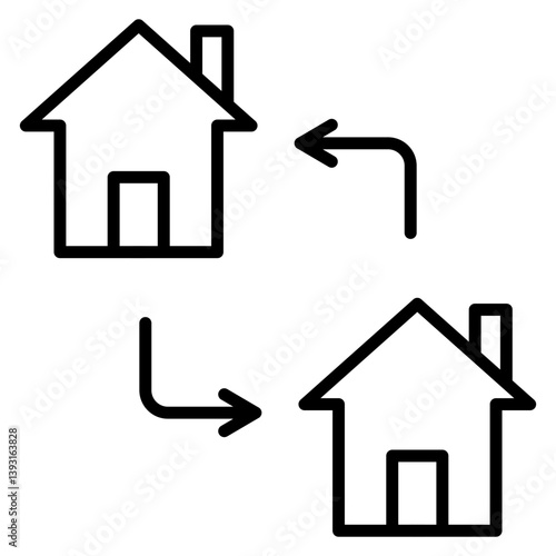 House Relocation Icon