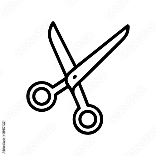 Scissors Icon for Creativity and Crafting Topics