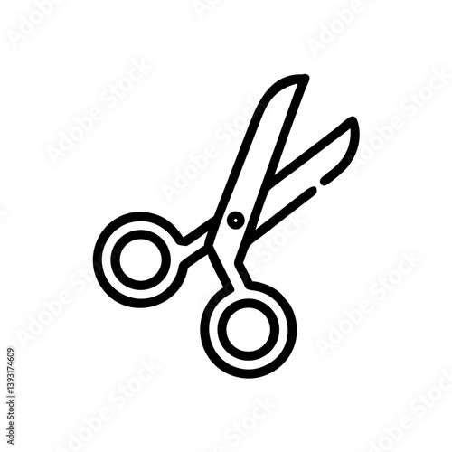 Scissors Icon for Creativity and Crafting Topics