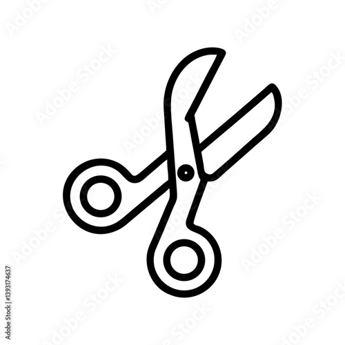 Scissors Icon for Creativity and Crafting Topics