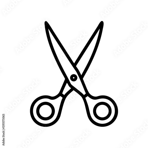 Scissors Icon for Creativity and Crafting Topics