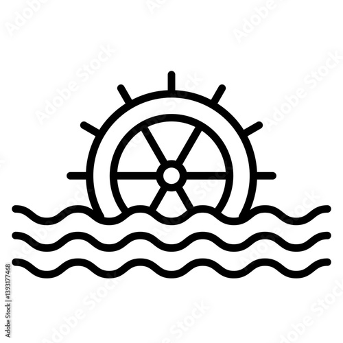 Water Mill Icon