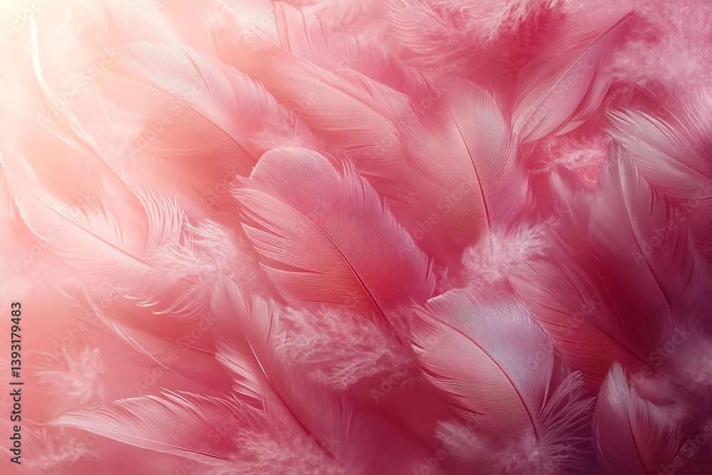 Pink Feather Abstract Soft Texture Background Gentle Fluffy Downy Plumes Pastel Gradient Dreamy Delicate Detail : Generative AI Pink Feather Abstract Soft Texture Background Gentle Fluffy Downy Plumes Pastel Gradient Dreamy Delicate Detail : Generative AI