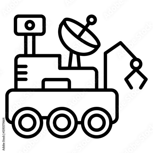 Moon Rover Icon