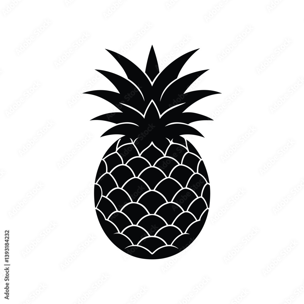 pineapple silhouette art pineapple silhouette art