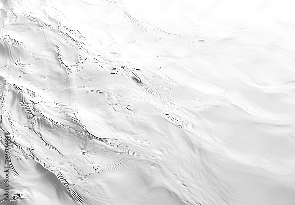 Obraz premium Monochrome Water Ripple Abstract Top View Stunning Grey Scale Water Texture Beautiful Surface Reflections and Light Play : Generative AI