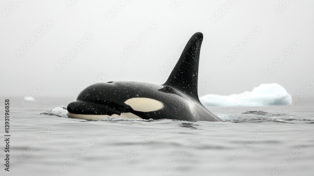 Fototapeta premium Orca in Arctic Waters