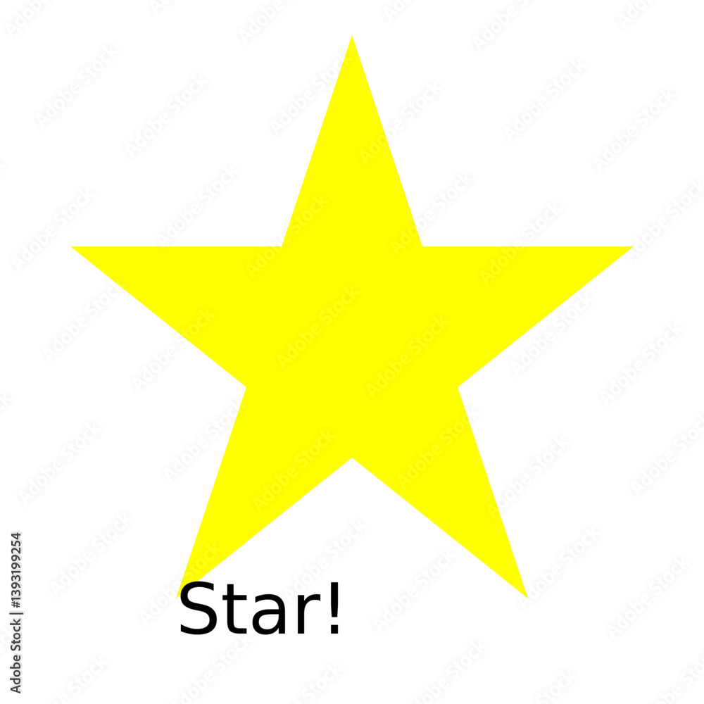 Obraz premium golden star icon
