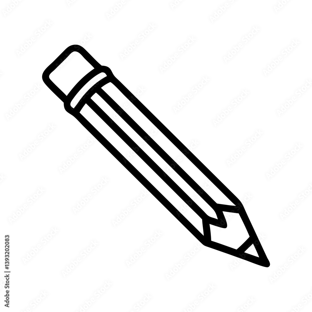 Pencil icons symbolize creativity and artistic expression. Essential for drawing, writing, and educational themes, these designs reflect the art of communication through simple tools.