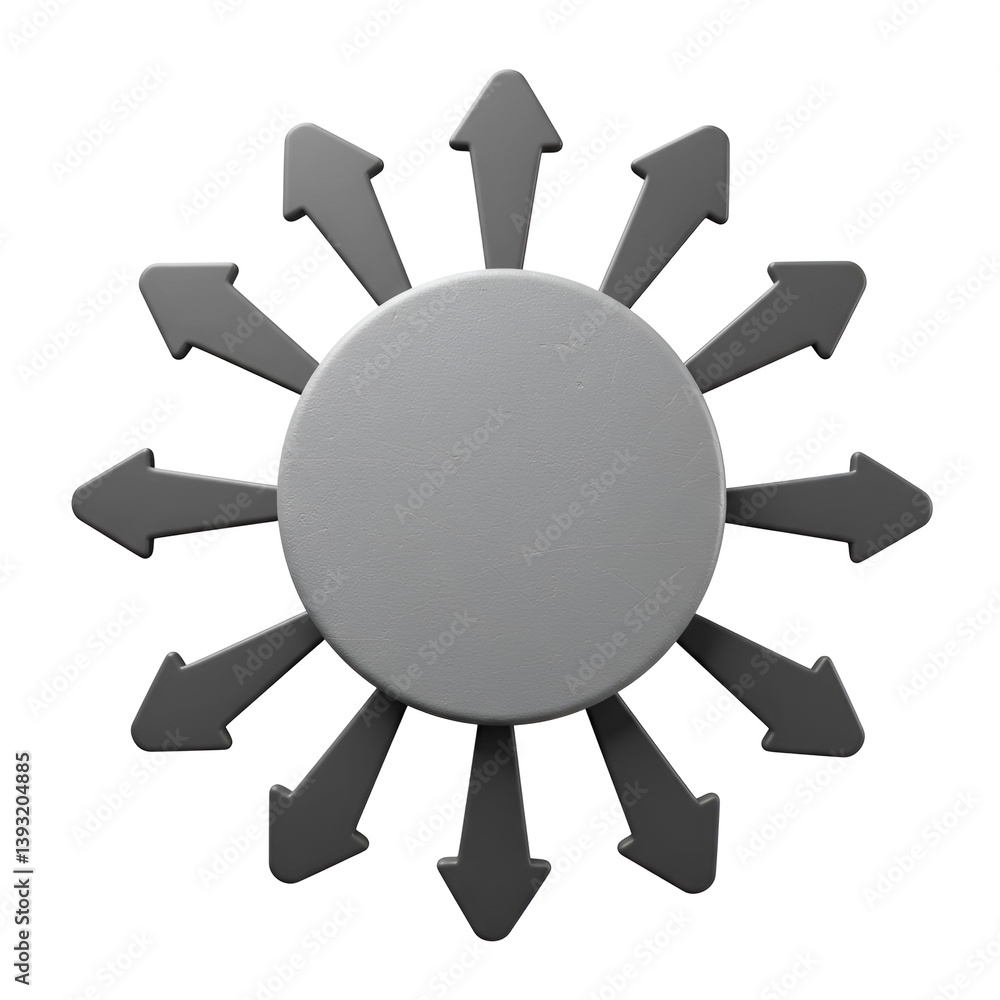 Centripetal Force Inward Arrow Icon Centripetal Force Inward Arrow Icon