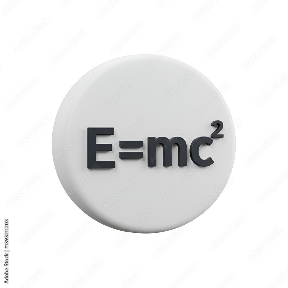 Relativity E=mc² Equation Icon Relativity E=mc² Equation Icon