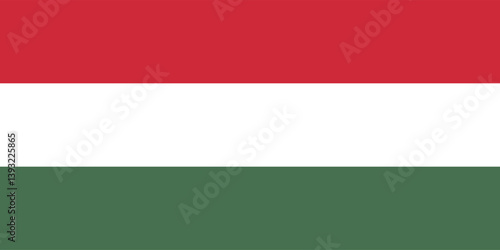 Vector flag of Hugary, a country in Central Europe. Accurate dimensions and official colors. This file is suitable for digital editing and printing of any size.