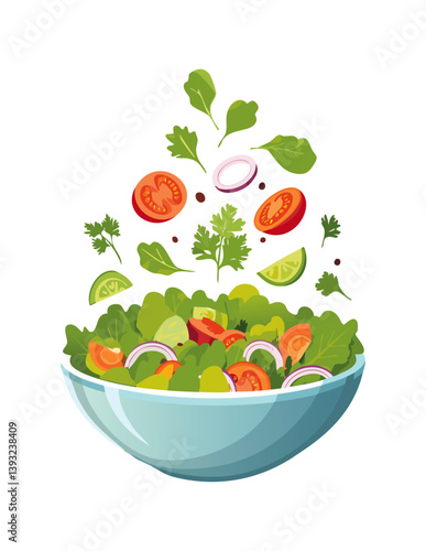 salad with tomatoes