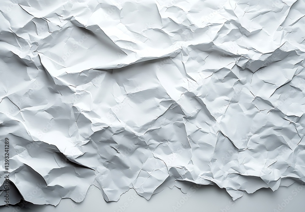 Abstract Wrinkled White Paper Texture Background Perfect for Graphic Design and Creative Mockups Adds Depth and Visual Interest to Projects : Generative AI Abstract Wrinkled White Paper Texture Background Perfect for Graphic Design and Creative Mockups Adds Depth and Visual Interest to Projects : Generative AI