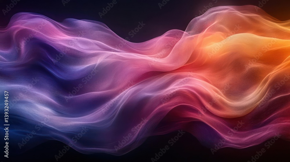 Obraz premium Abstract fluid shapes in vibrant colors (1)