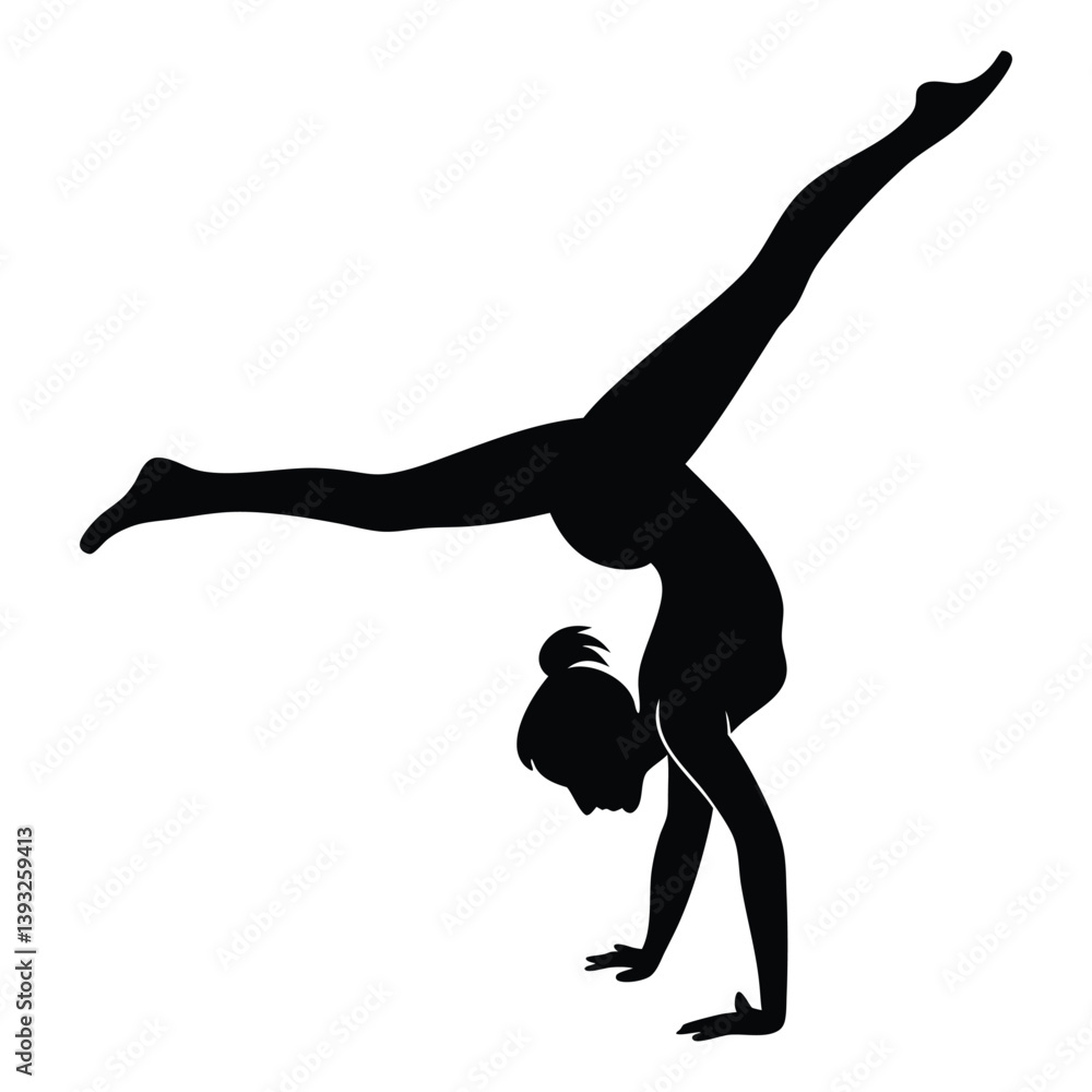 Silent Power: The Art of a Gymnast in Motion Silent Power: The Art of a Gymnast in Motion
