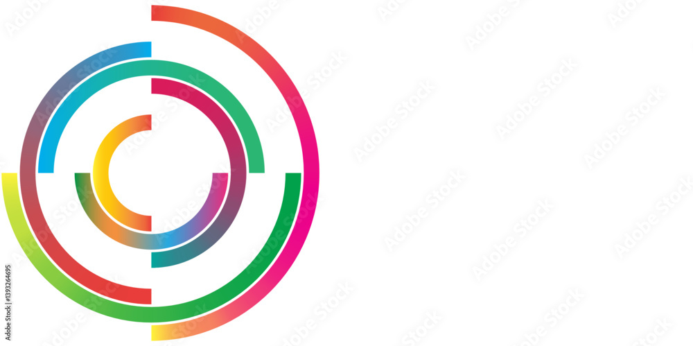 Creative Color Rings Abstract Background, gradient line texture, abstract line wave vector. Creative Color Rings Abstract Background, gradient line texture, abstract line wave vector.