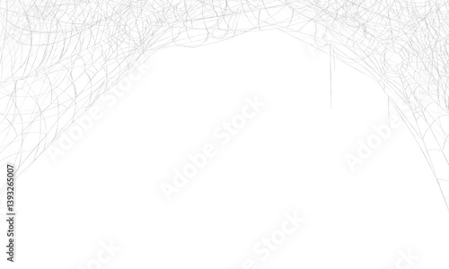 Cobweb overlay on transparent background