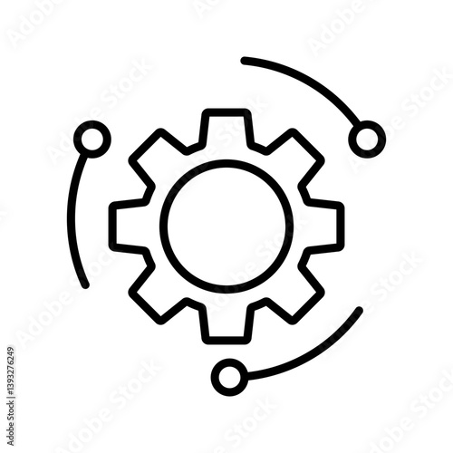glyph icon, line vector isolated on white background. trendy and modern design