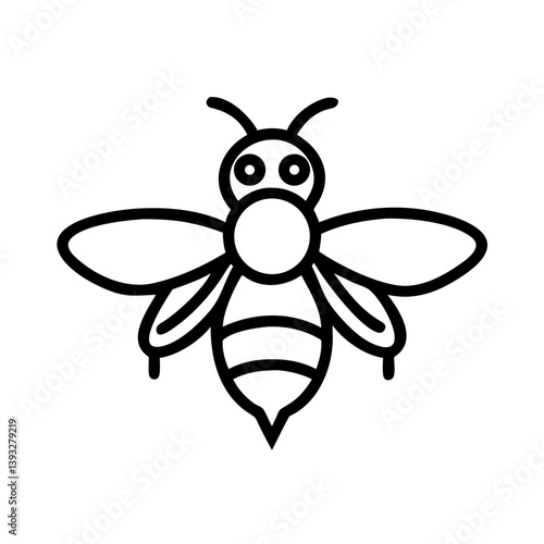 Bee Animal outline Icons
