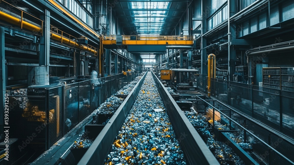 Garbage on the conveyor belt