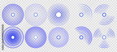 Circular ripple animation spreads smoothly with luminous clarity. Sonar pulse radiates evenly in clean abstract patterns. Seismic waves echo outward like monitored ground vibrations. Wi-Fi ring waves 