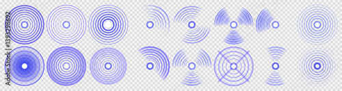 Circular ripple animation spreads smoothly with luminous clarity. Sonar pulse radiates evenly in clean abstract patterns. Seismic waves echo outward like monitored ground vibrations. Wi-Fi ring waves 