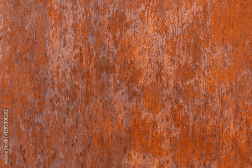 Uniformly textured orange rust