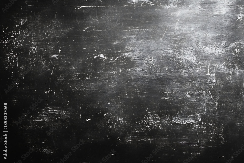 Obraz premium Dark Grunge Texture Background with Scratches and Cracks Abstract Black Backdrop for Graphic Design and Artistic Overlays : Generative AI