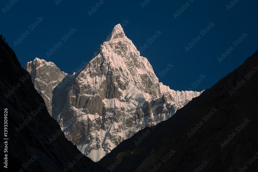 Hachindar Chhish Peak.
Hassanabad is the gateway to Hachinder Chish Peak (7162.4 meters). Hassanabad Nulah is located in that Karakoram range in Batura Hachindar Chhish Peak.
Hassanabad is the gateway to Hachinder Chish Peak (7162.4 meters). Hassanabad Nulah is located in that Karakoram range in Batura
