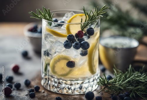 gin juniper cocktail lemon berries tonic branch rum refreshment liquid glasses bar alcoholic fruit slice ripe juicy drink food garnish shot-glass liqueur freshness cool cold sour fresh citrous
