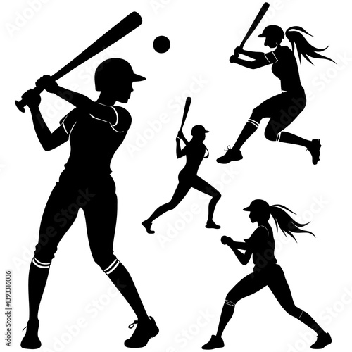 baseball player silhouette