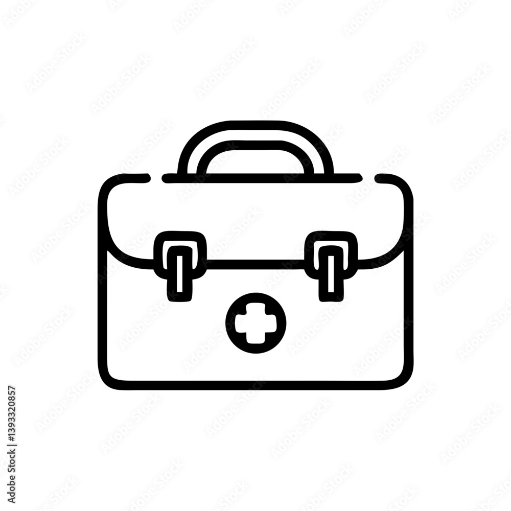 Icon of a doctorchest / first aid kit Icon of a doctorchest / first aid kit