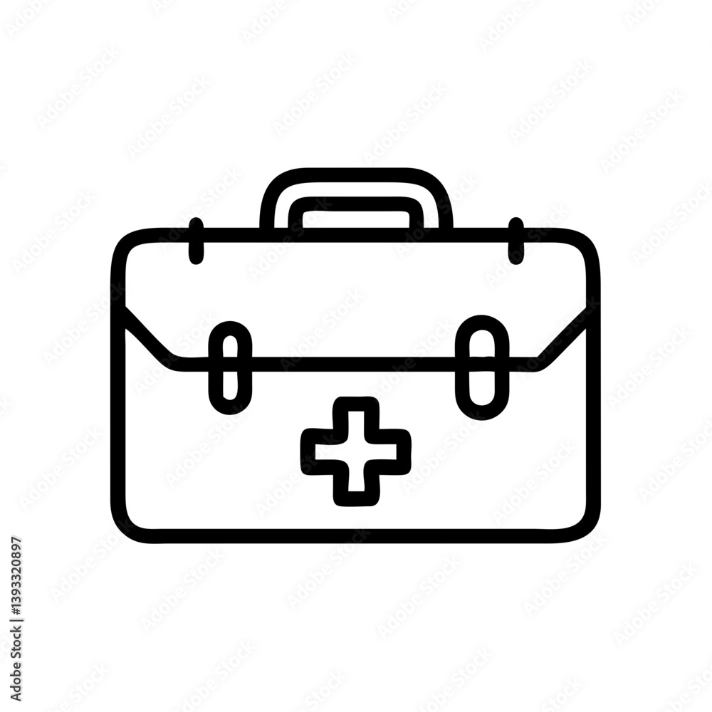 Icon of a doctorchest / first aid kit Icon of a doctorchest / first aid kit