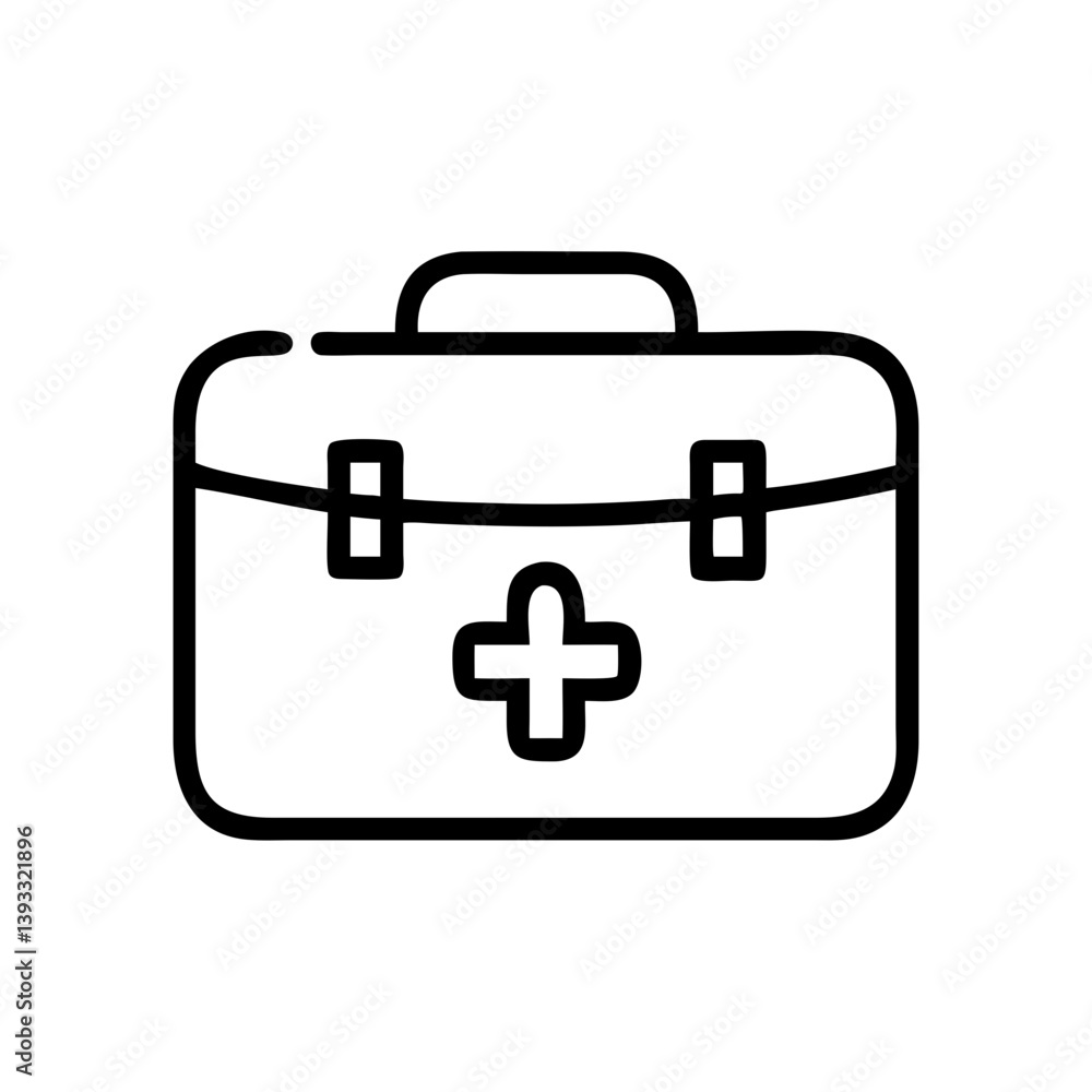 Icon of a doctorchest / first aid kit Icon of a doctorchest / first aid kit