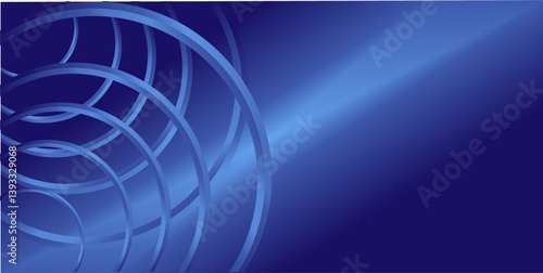 composition of empty space in blue gradations with blue curved lines as background design inspiration for graphic visual arts or decorative designs in applied arts