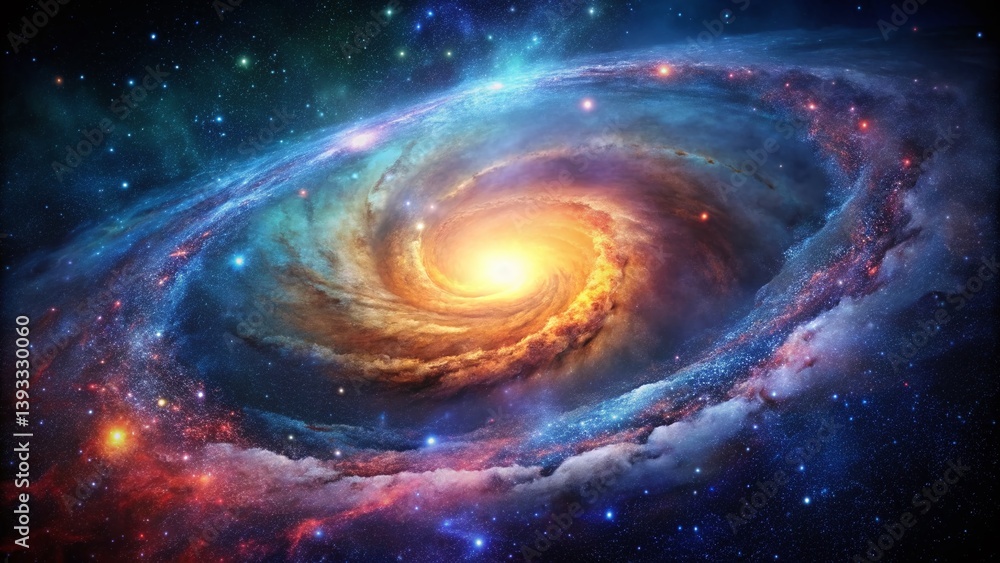 A Breathtaking WideAngle View of a Cosmic Nebula Immersive Space Photography Captures the Immensity of the Universe