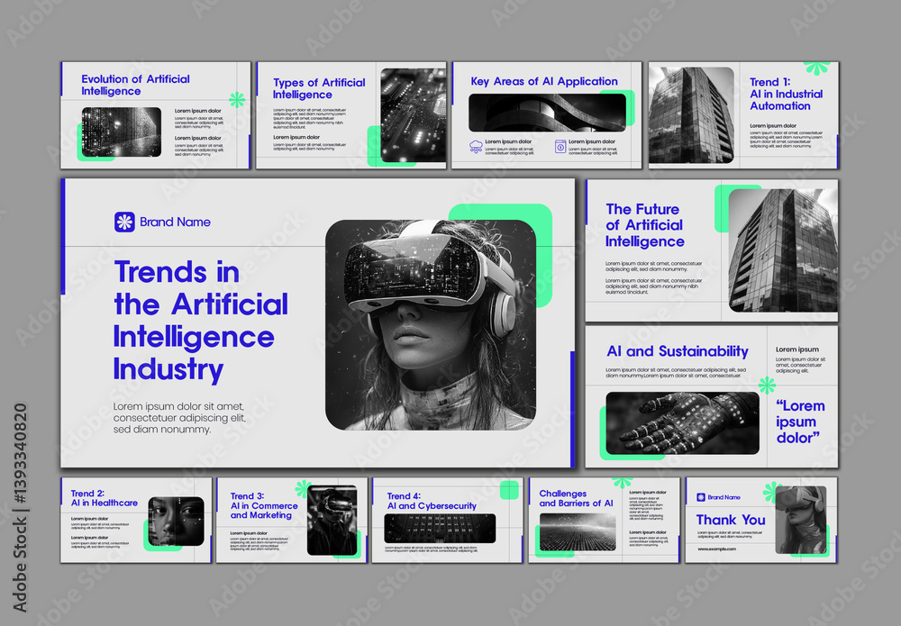White And Blue Trends in The Artificial Intelligence Industry ...