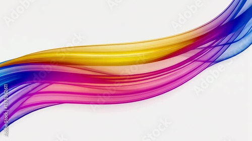 Wallpaper Mural Vibrant streams of color dance across a bright canvas in mesmerizing harmony and flow Generative AI Torontodigital.ca