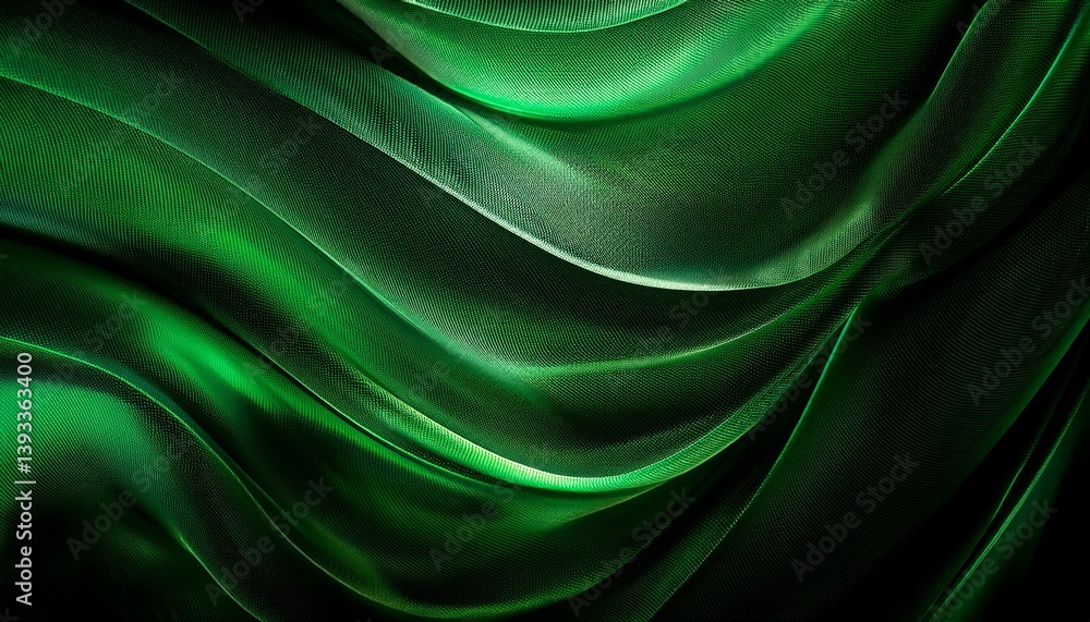 Obraz premium green color abstract dark background
