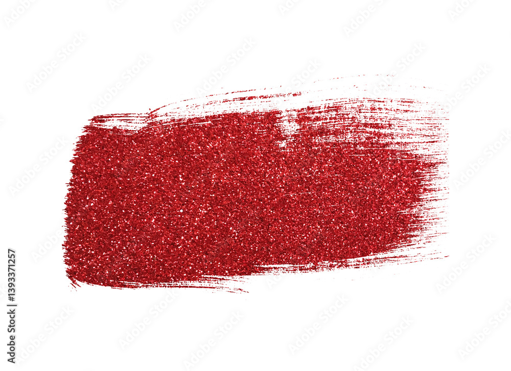 Red lipstick texture on white background. Cream makeup texture. Bright red cosmetic product brush stroke sample. Red lipstick texture on white background. Cream makeup texture. Bright red cosmetic product brush stroke sample.