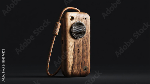 A naturally amplifying, wooden sound enhancer for smartphones.  
