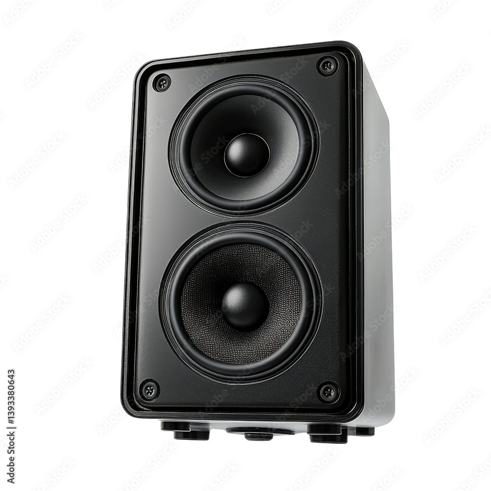 Two-Way Speaker System, Realistic 3D Render, Isolated on Transparent Background, Audio Equipment, speaker, audio, 3d render Two-Way Speaker System, Realistic 3D Render, Isolated on Transparent Background, Audio Equipment, speaker, audio, 3d render