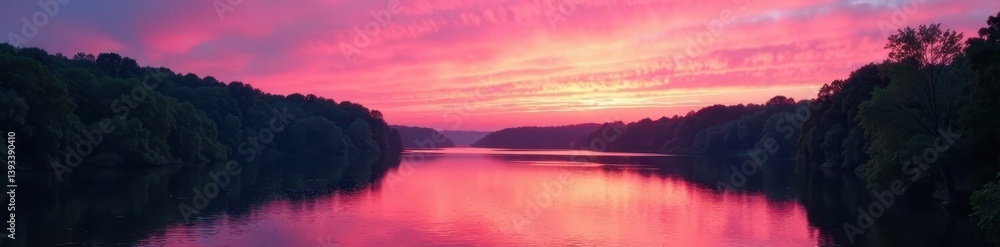 Soft pink hues of sunset on the Connecticut River, sunsets, water, Connecticut Soft pink hues of sunset on the Connecticut River, sunsets, water, Connecticut
