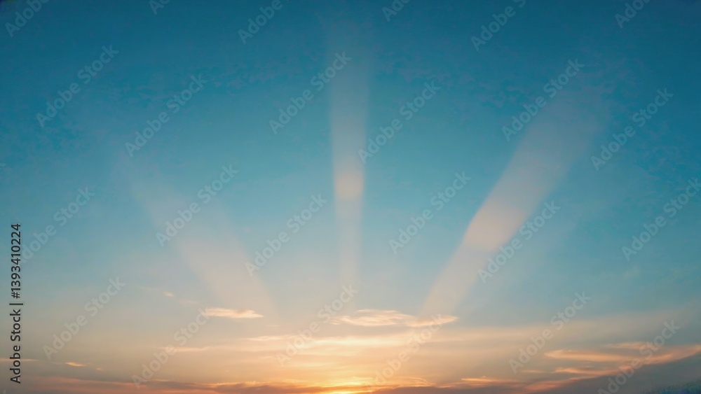 Fototapeta premium A person riding a surfboard in the ocean during sunset